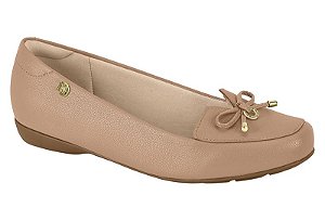 Sapatilha Modare Mocassim Com Laço Casual Nude