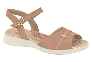 Sandalia Modare Ultra Conforto Tira Com Fivela  Nude