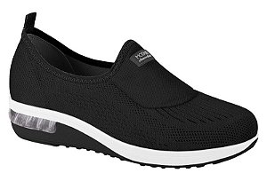 Tenis Modare Calce Facil Conforto Solado Alto Preto
