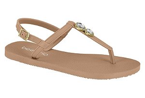 Chinelo Beira Rio Com Fivela  Nude