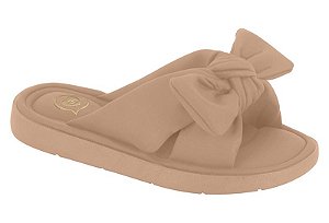 Tamanco Infantil Molekinha Slide Com Laço Nude