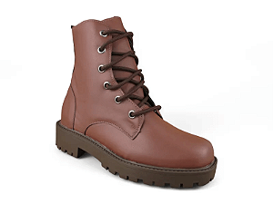 Bota Salto Bloco Marina Carvalho Com Cardaço Cafe