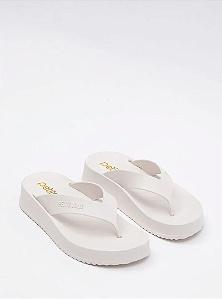 Chinelo Petite Jolie Correia Larga White