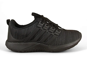Tenis Meia Spark Esportivo Com Cadarço Preto Black