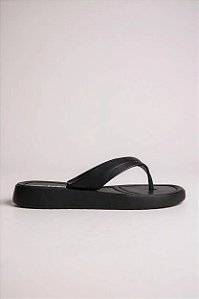 Chinelo Moleca Anatômico Correia Lisa Preto