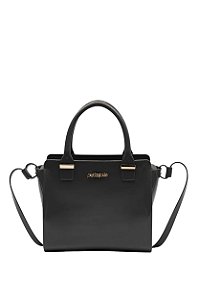 Bolsa Petite Jolie Preta Em Material Sintético Com Design Moderno E Alça Ajustável Preto