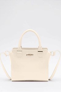 Bolsa Petite Jolie Preta Em Material Sintético Com Design Moderno E Alça Ajustável Vanilla