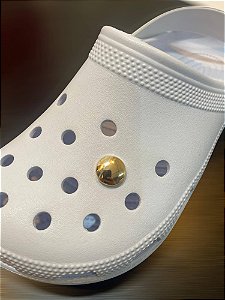 Bottons Decorativos Elegantes Para Crocs Dourado