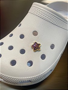 Bottons Decorativos Elegantes Para Crocs Dourado