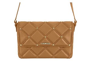 Bolsa Feminina Moleca Trasversal E Alça Ajustável Camel