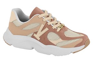 Tênis Vizzano Casual Feminino Com Solado Alto E Moderno Branco Off