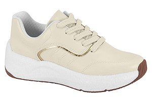 Tênis Beira Rio Casual Feminino Com Solado Plataforma Branco Off