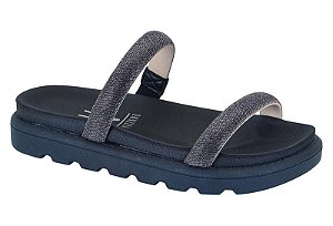 Papete Vizzano 2 Tiras Strass Calce Facil Strass Marinho