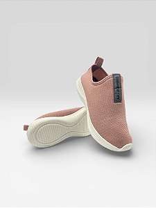 Tênis Meia Slip-On Feminino Conforto Urbano Rose