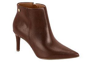 Bota Vizzano Cano Curto Com Salto Fino E Bico Fino Elegante Cafe