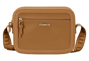 Bolsa Moleca Alça Ajustável Com Bolso Frontal Camel
