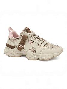 Tênis Ramarim Chunky Casual Com Solado Robusto Creme/Cacau