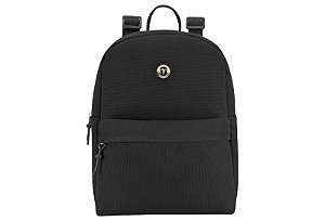 Mochila Feminina Moleca Casual Com Compartimento Frontal Preto