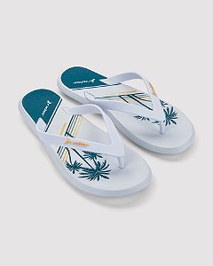 Chinelo De Dedo R1 Style Rider Branco/Verde #1