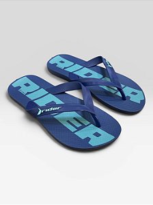 Chinelo De Dedo Feel Rider Azul/Verde #1