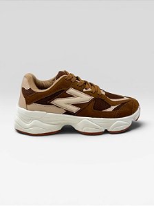 Tênis Energy Nb Lifestyle Blogueira Caramelo/Amendoa