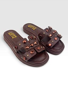 Papete Littz Com Aplicações Metalizadas Browny