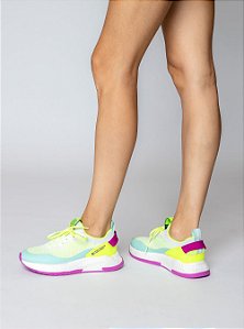 Tênis Petite Jolie Puff Sneaker Branco/Multi 4 PJ7130II