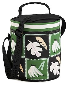 Cooler Farofa Lenço Brasil Multicolorido Preto Farm Etc