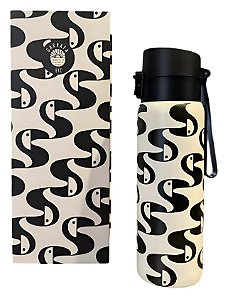 Garrafa Etc Copatucano 650ml Farm - 78331843 Cor Branco/preto