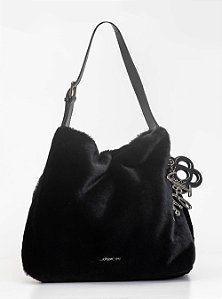 Bolsa Petite Jolie Fluffy Bag Preto PJ11376