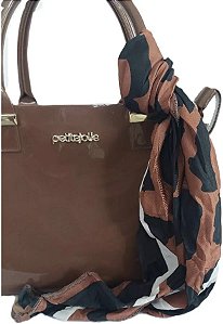 Bolsa Petite Jolie Love chocolate PJ11352
