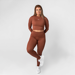 LEGGING POWER FLEX LISO ÂMBAR