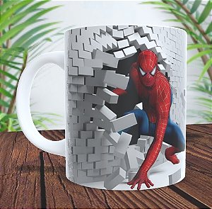 Caneca Spider-Man 3D - Super Herói em Ação