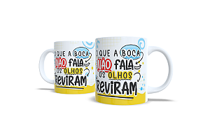 Caneca Branca Estampa Divertida 325ml