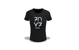 Camiseta Algodão Preta Casual