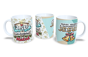 Caneca Branca - Especial de Natal Jesus