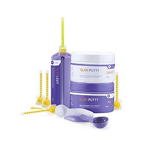 KIT SILICONE DE ADIÇÃO SCAN PROMO (PUTTY+LIGHT+REGULAR) -YLLER