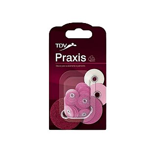 Discos de Lixa Praxis 1/2 Granulacao Media com 30 un - TDV