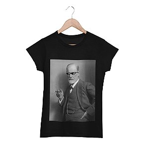 Camiseta Thug Freud Preta FEMININA Tamanho:GG