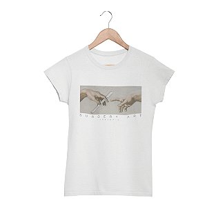 Camiseta Surgery Art Branca FEMININA Tamanho:G