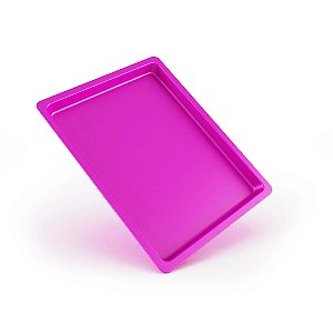 BANDEJA 22X12X1.5 ROSA AUTOCLAVAVEL - MAQUIRA