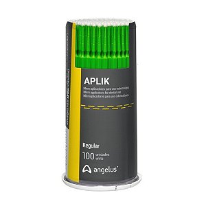 APLICADOR APLIK REGULAR VERDE 100UN ANGELUS
