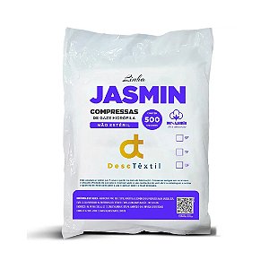 COMPRESSA DE GAZE 9 FIOS C/500 JASMIN - DESCTEXTIL