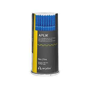 Aplicador Microbrush Aplik Fino Azul - Angelus