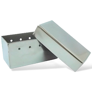 Estojo Perfurado Inox 6x3,5x3,5 cm - Fava