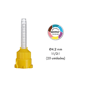 Ponta Misturadora T-Mixer para Silicone de Adicao C/20 - MIXPAC