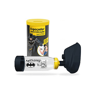 Espacador para Inalacao (Aerossolterapia) AgaChamber Adulto/Infantil - Cofrinho Batman