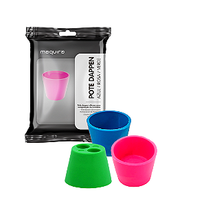 Pote Dappen Silicone Maquira Cor:Azul