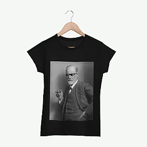 Camiseta Thug Freud Preta FEMININA Tamanho:M