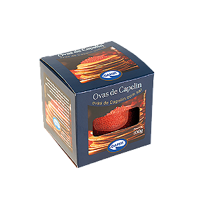 Ovas de Capelin Vermelha Damm 100g (PX21340301) caixa com 6unid